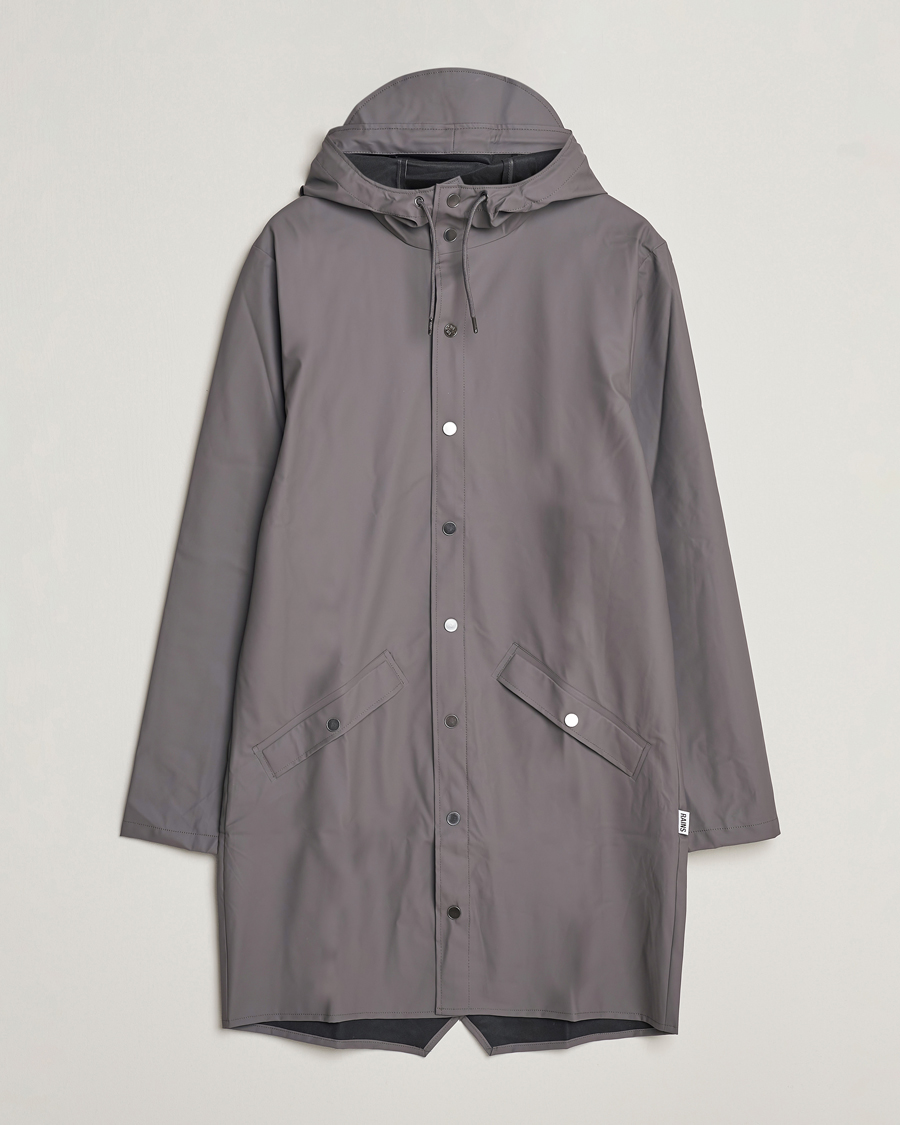 Heren | Jassen | RAINS | Long Jacket Grey