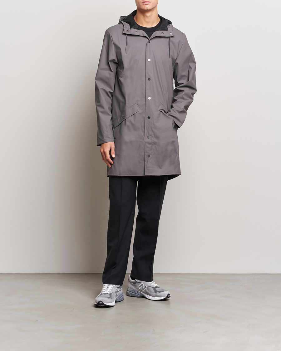 Heren | Jassen | RAINS | Long Jacket Grey