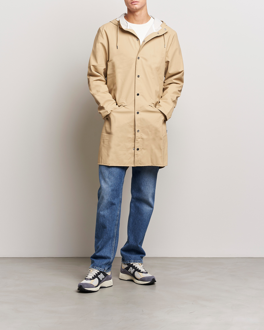 Heren | Jassen | RAINS | Long Jacket Sand