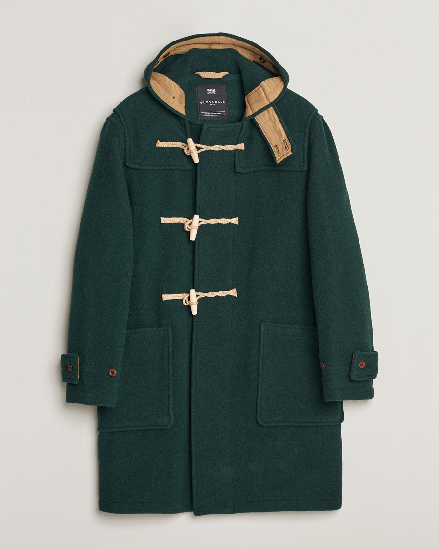 Heren | Jassen | Gloverall | 575 Monty Original Duffle Coat Pine Green