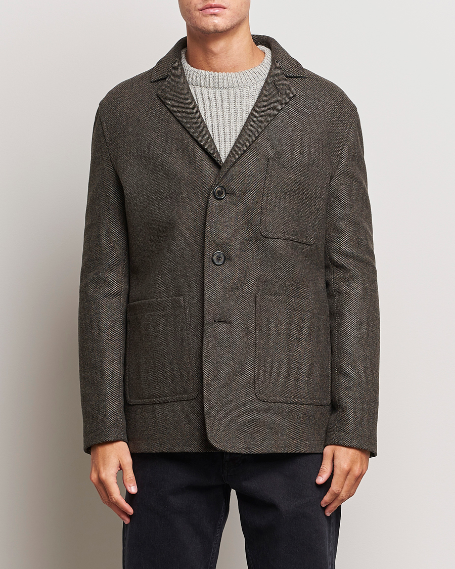 Heren | Gloverall | Gloverall | Wool Worker Shirt Jacket Black/White