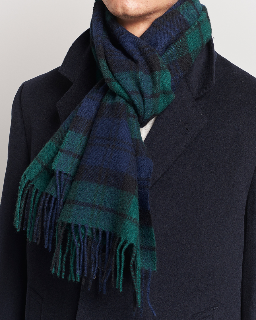 Heren |  | Gloverall | Lambswool Scarf Blackwatch