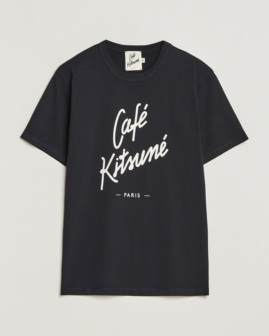 Heren | T-shirts | Café Kitsuné | Crew T-Shirt Black