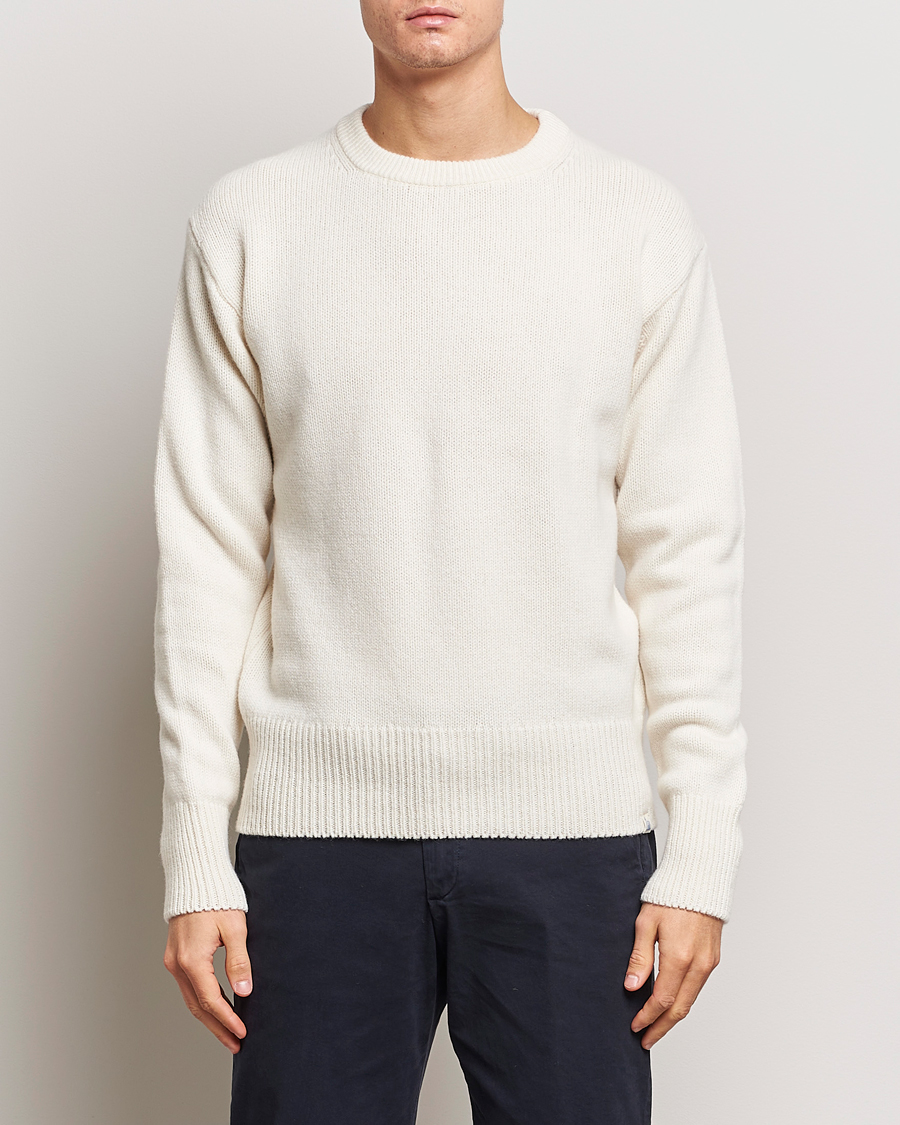 Heren | Truien | Merz b. Schwanen | Merino/Cashmere Pullover Nature