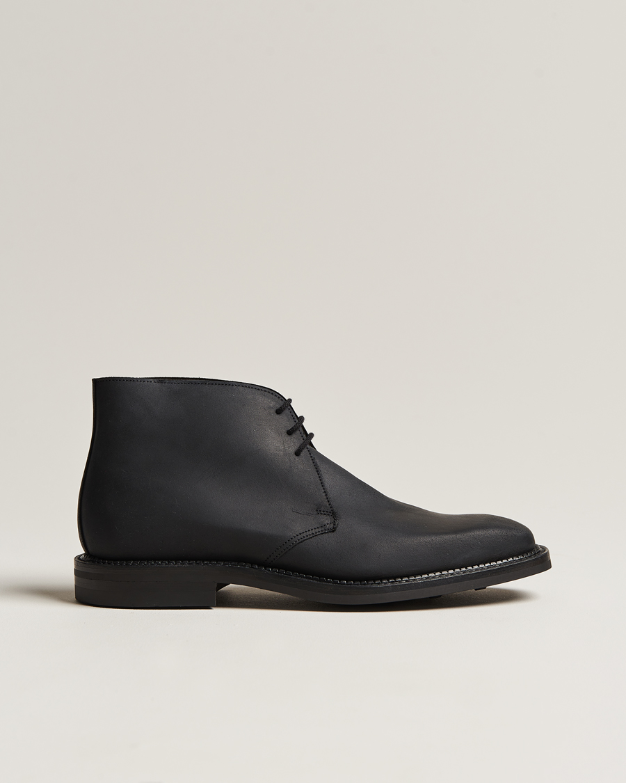 Heren | Laarzen | Crockett & Jones | Molton Chukka Black Rough-Out Suede