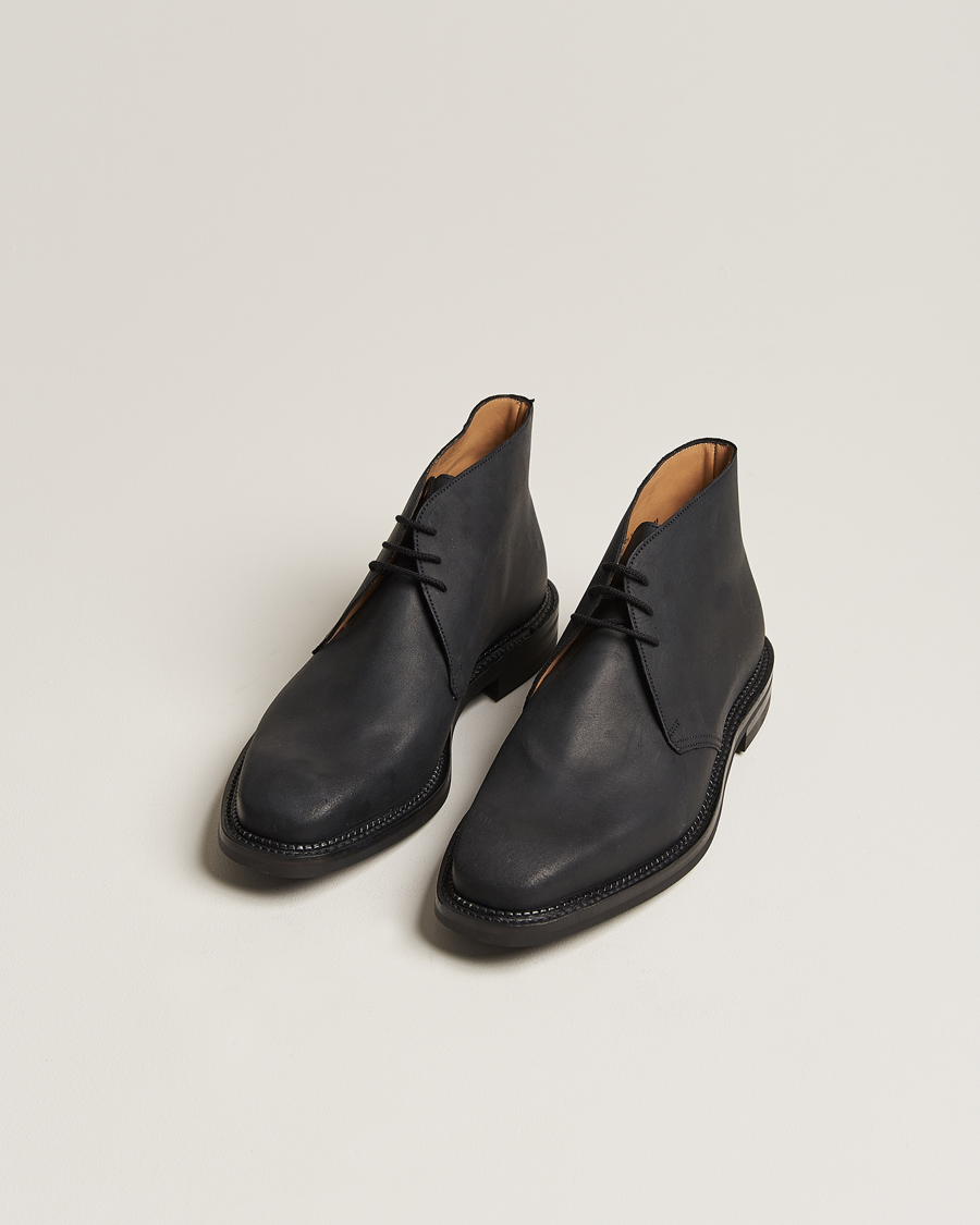 Heren | Afdelingen | Crockett & Jones | Molton Chukka Black Rough-Out Suede