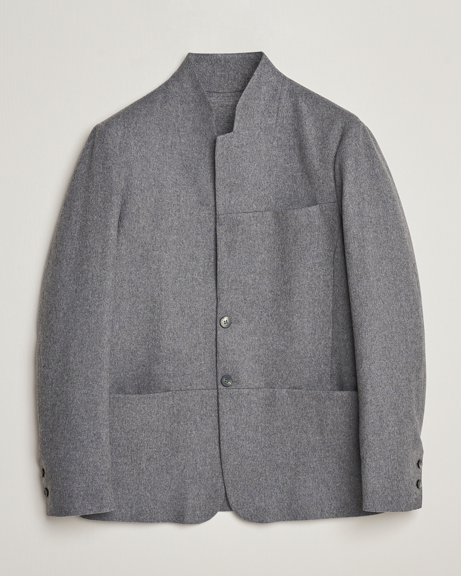 Heren | Blazers | SEASE | Ellen Wool/Cashmere Blazer Light Grey