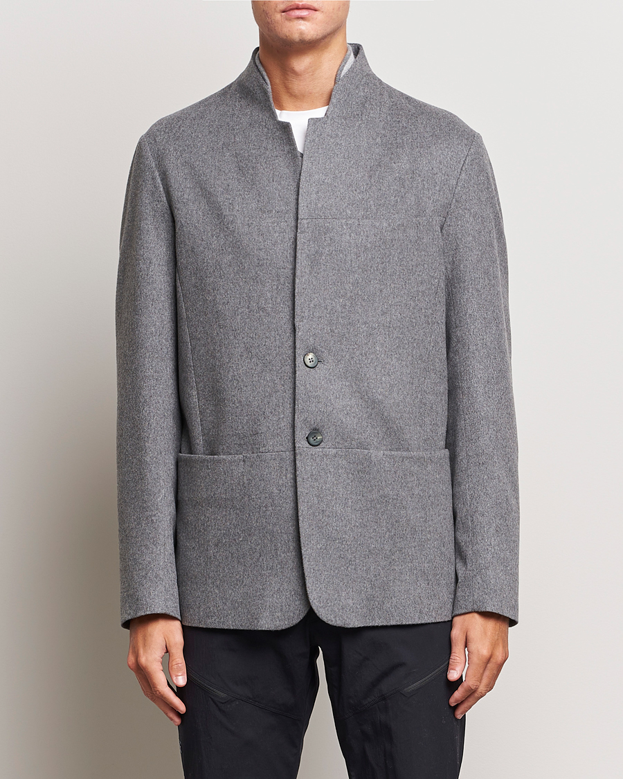 Heren | Blazers | SEASE | Ellen Wool/Cashmere Blazer Light Grey