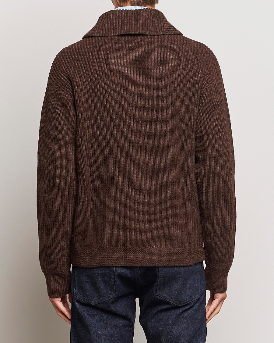 Heren | Truien | Polo Ralph Lauren | Wool Knitted Sweater Bear Brown Heather
