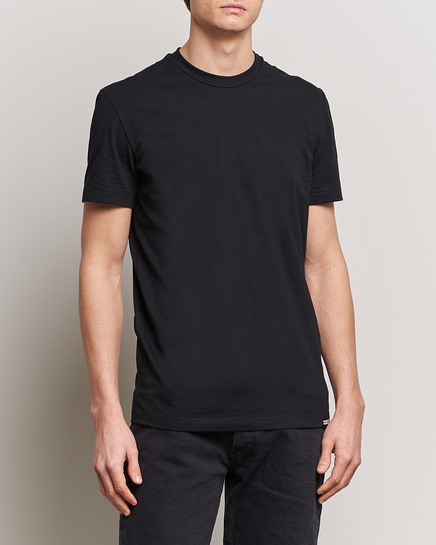 Heren | T-shirts | Dsquared2 | 3-Pack Cotton Crew Neck T-Shirt White/Grey/Black