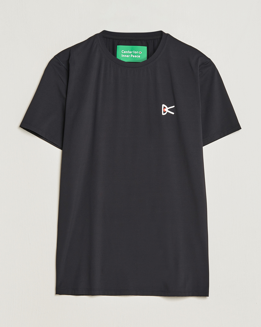 Heren | T-shirts | District Vision | Ultralight Aloe Short Sleeve Black