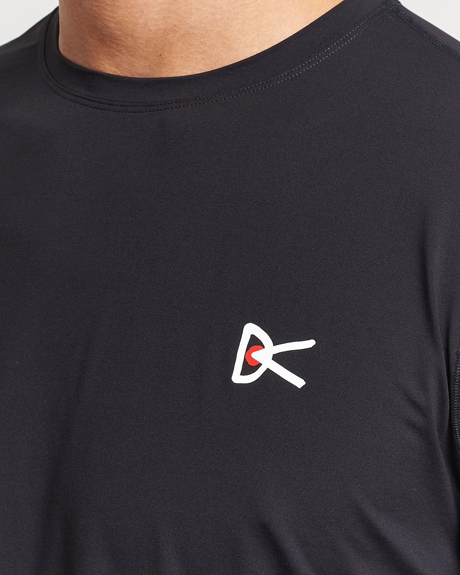Heren | T-shirts | District Vision | Ultralight Aloe Short Sleeve Black