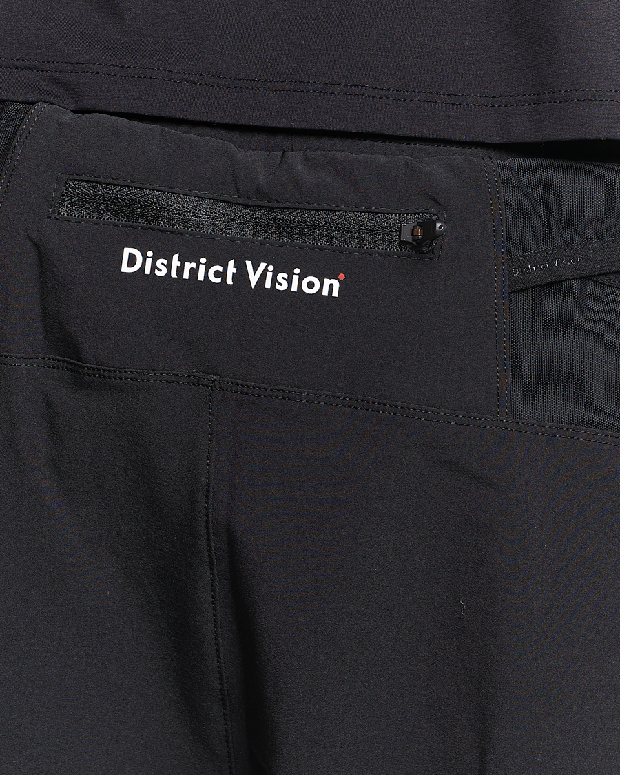 Heren | Korte broek | District Vision | Layered Pocketed Trail Shorts Black
