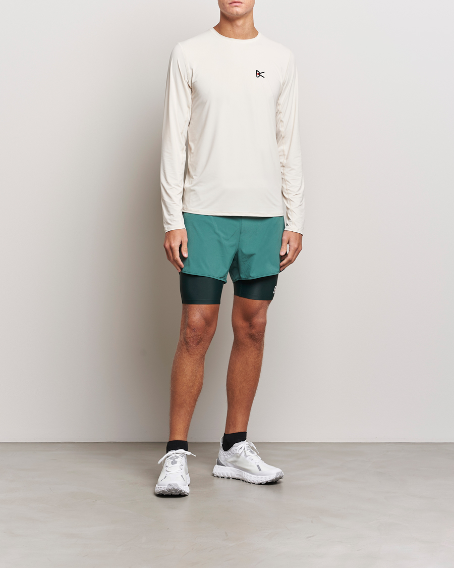 Heren | Korte broek | District Vision | Layered Pocketed Trail Shorts Pine