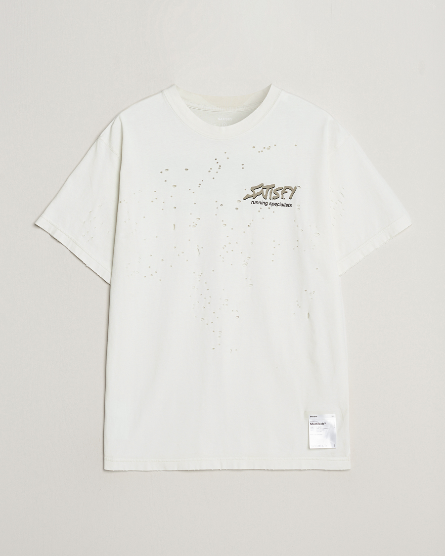 Heren | T-shirts | Satisfy | MothTech T-Shirt Off White