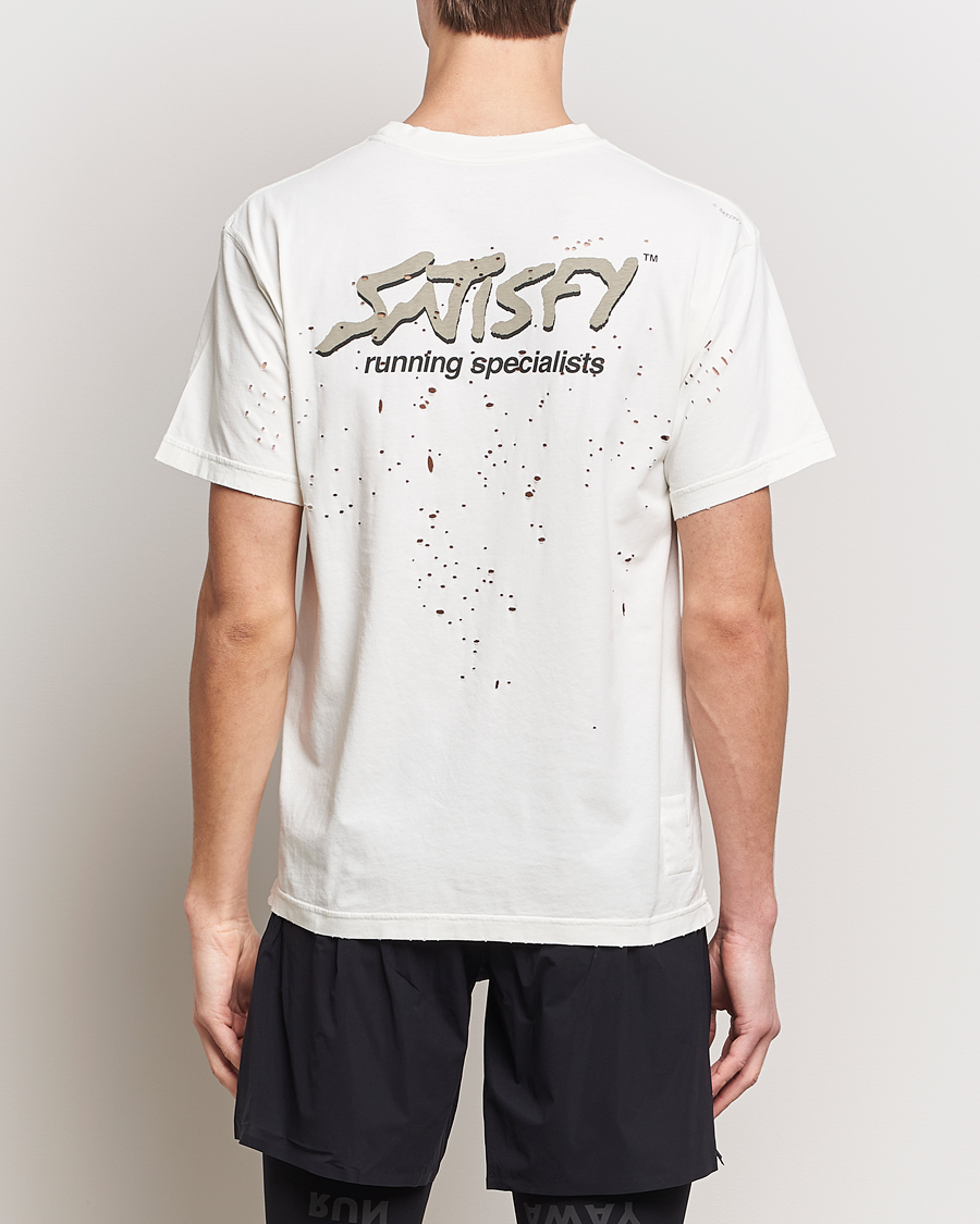 Heren | T-shirts | Satisfy | MothTech T-Shirt Off White