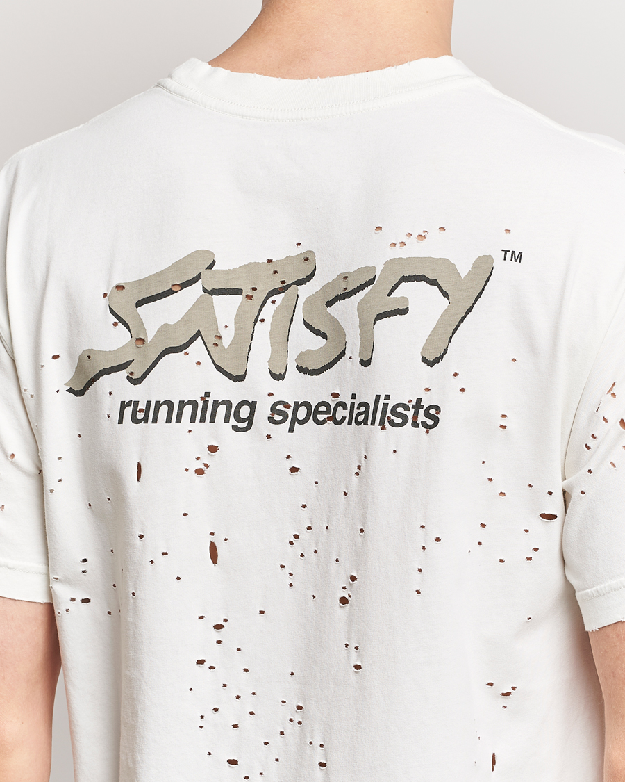 Heren | T-shirts | Satisfy | MothTech T-Shirt Off White