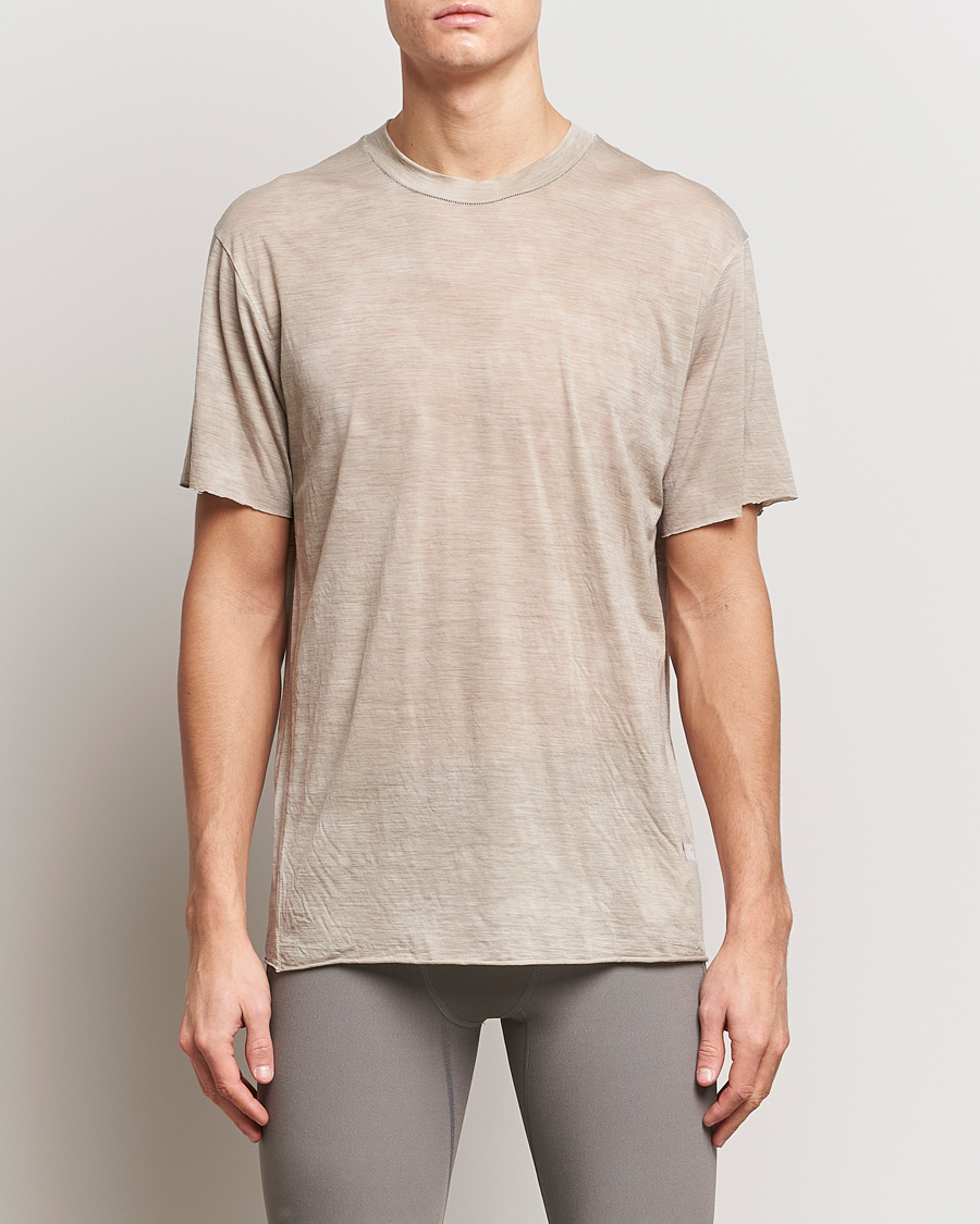 Heren |  | Satisfy | CloudMerino T-Shirt Sun Bleached Greige