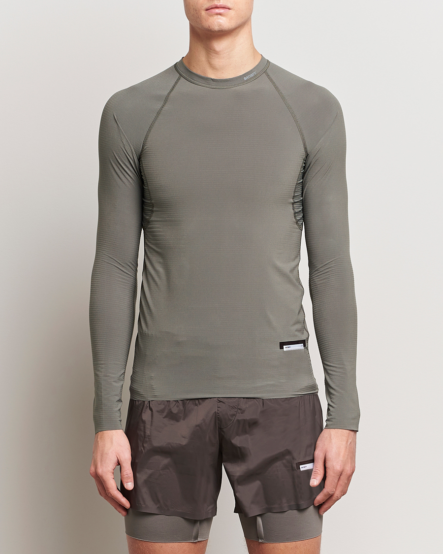 Heren | Kleding | Satisfy | CoffeeThermal Base Layer Dark Natural