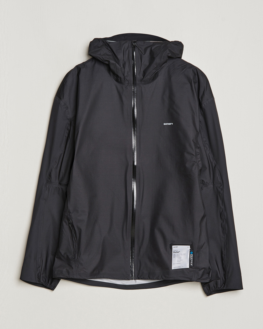 Heren | Jassen | Satisfy | Pertex 3L Fly Rain Jacket Black