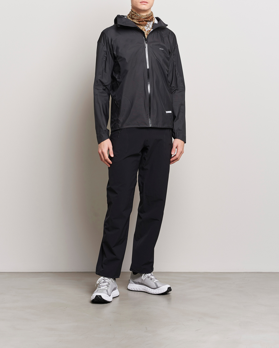 Heren | Jassen | Satisfy | Pertex 3L Fly Rain Jacket Black