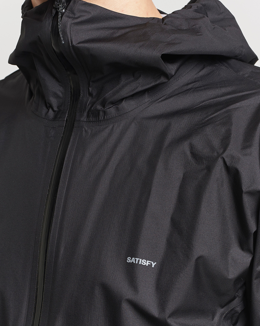 Heren | Jassen | Satisfy | Pertex 3L Fly Rain Jacket Black