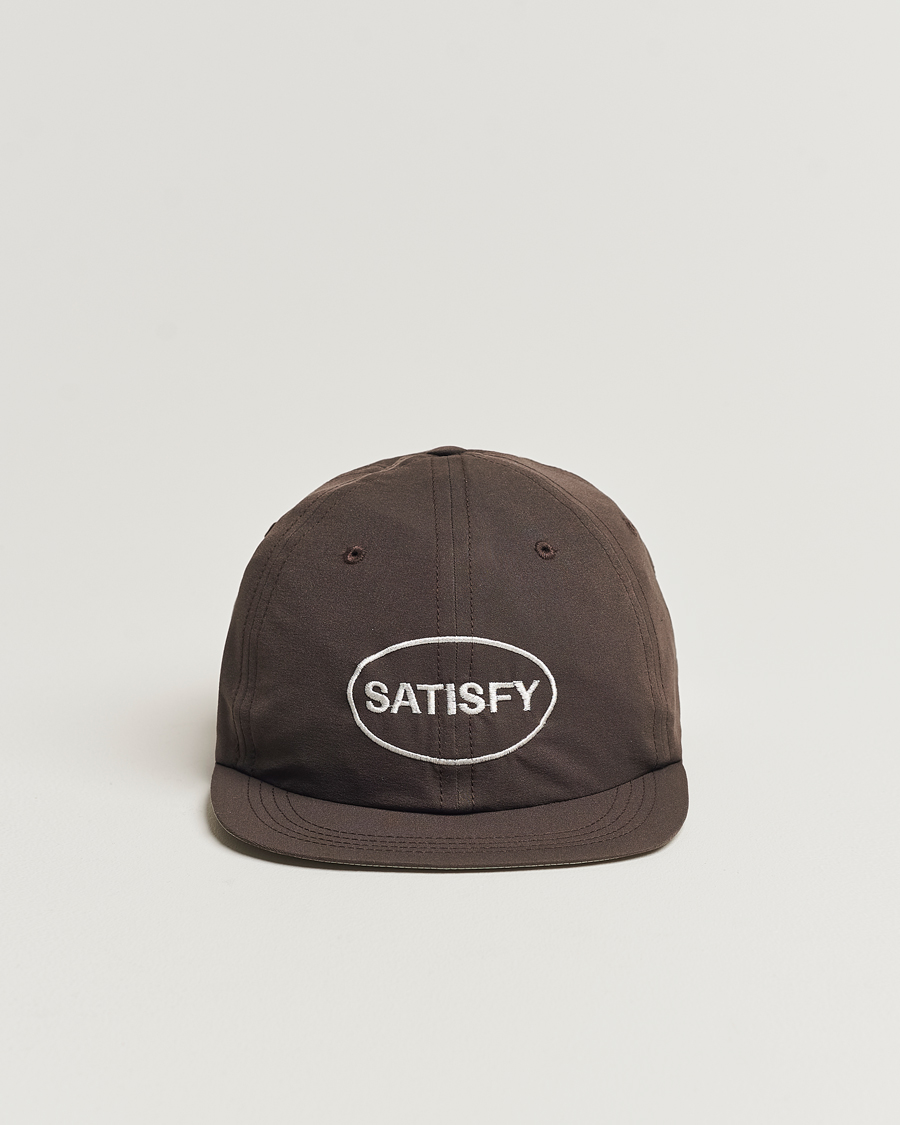 Heren | Satisfy PeaceShell Running Cap Brown | Satisfy | PeaceShell Running Cap Brown