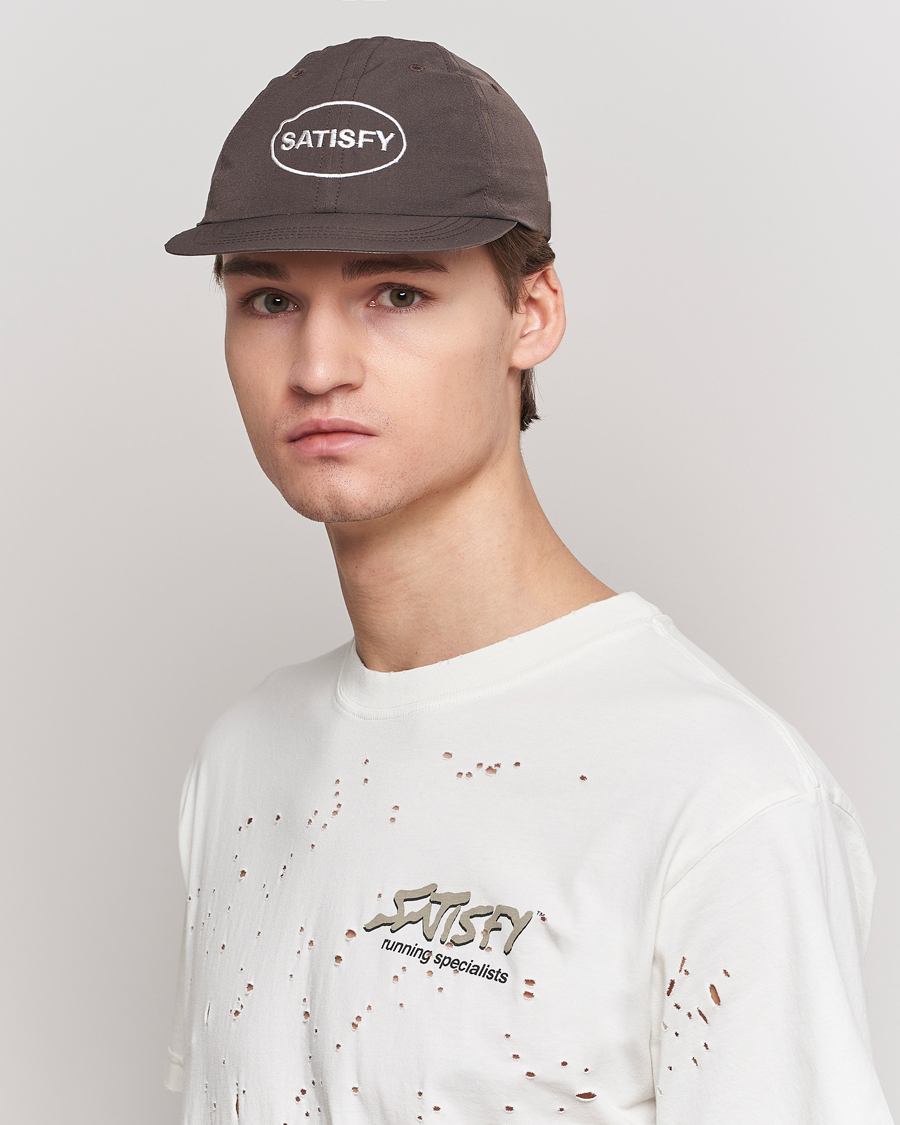 Heren | Satisfy PeaceShell Running Cap Brown | Satisfy | PeaceShell Running Cap Brown
