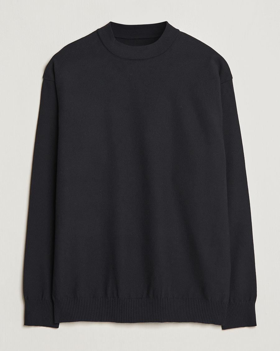 Heren | Truien | Snow Peak | Cotton Blend Pullover Black