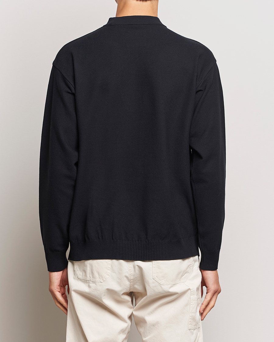 Heren | Truien | Snow Peak | Cotton Blend Pullover Black