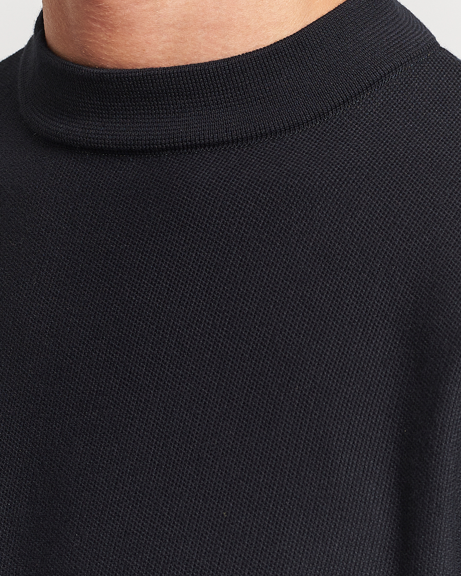 Heren | Truien | Snow Peak | Cotton Blend Pullover Black