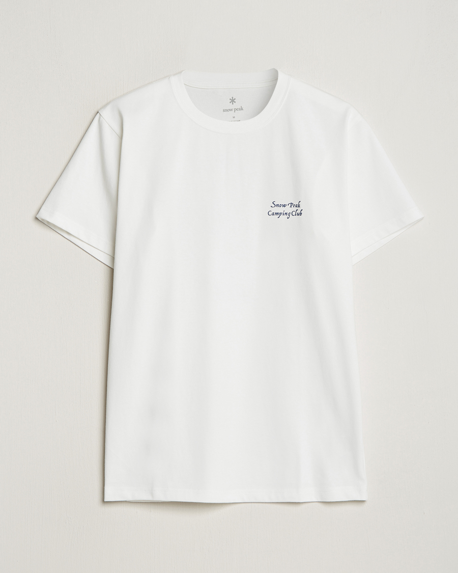 Heren | T-shirts | Snow Peak | Camping Club T-Shirt White