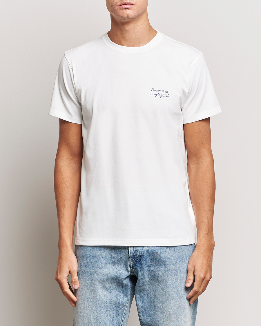 Heren | T-shirts | Snow Peak | Camping Club T-Shirt White