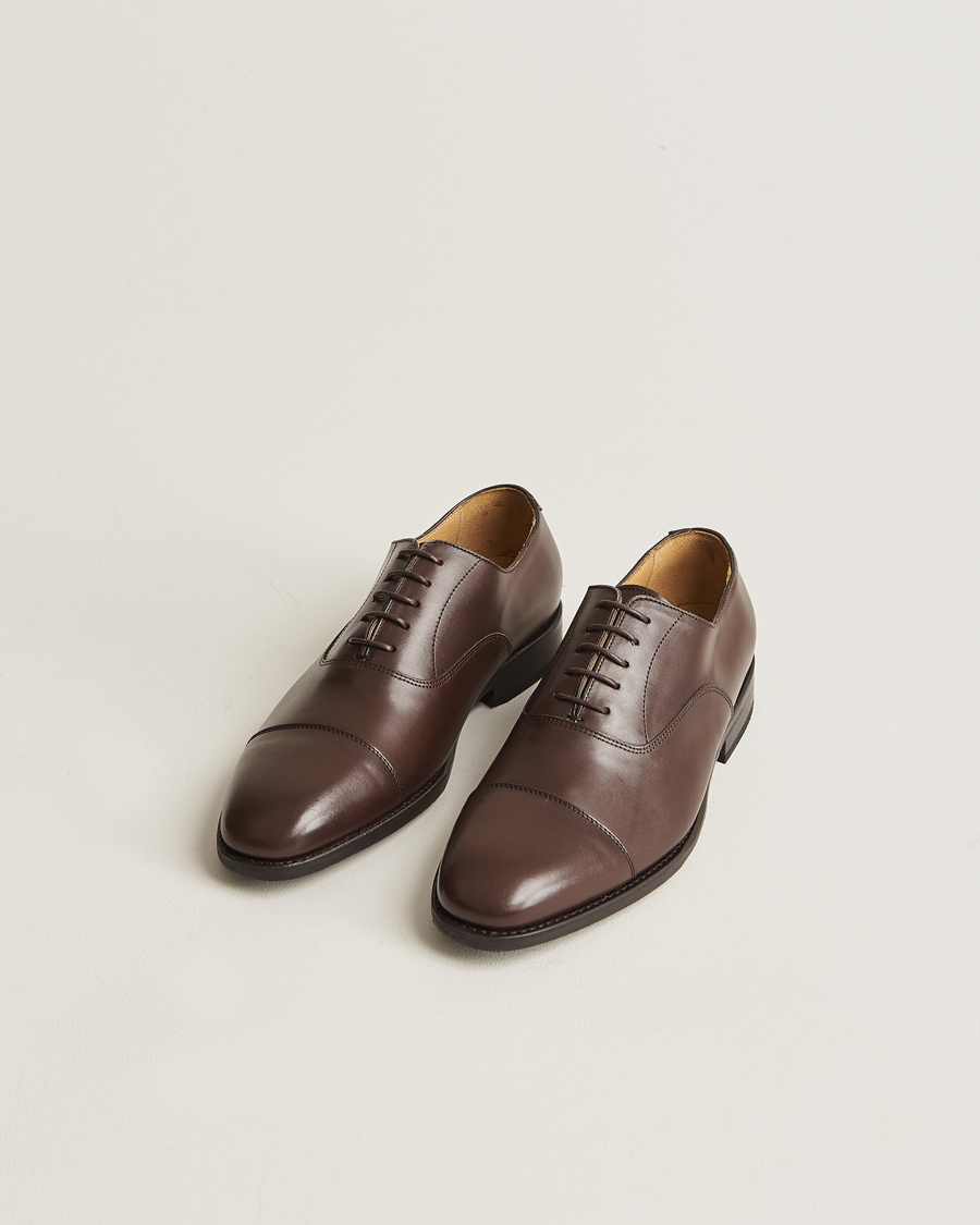 Heren | Schoenen | Myrqvist | Äppelviken Oxford Dark Brown Calf