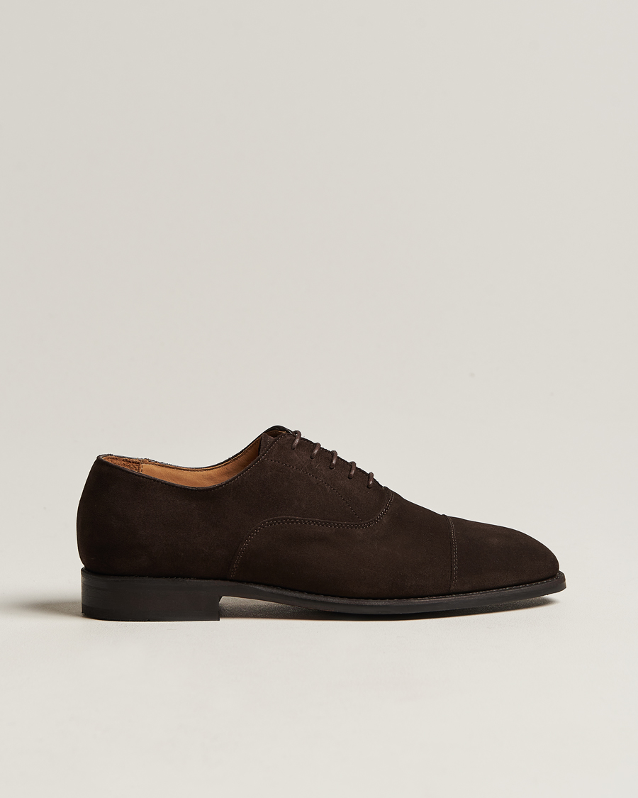 Heren | Myrqvist Äppelviken Oxford Dark Brown Suede | Myrqvist | Äppelviken Oxford Dark Brown Suede