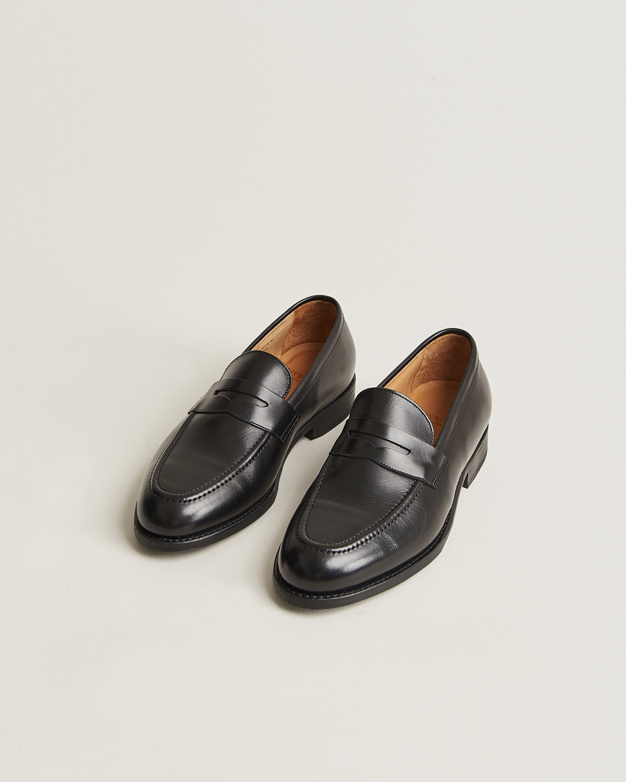 Heren | Handgemaakte schoenen | Myrqvist | Stenhammar Loafer Black Calf