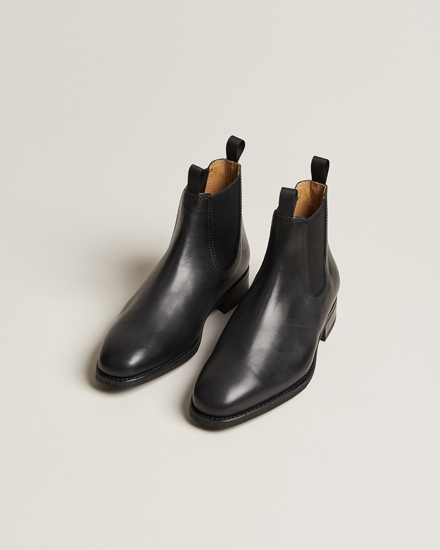 Heren | Laarzen | Myrqvist | Granhult Chelsea Boot Black Calf