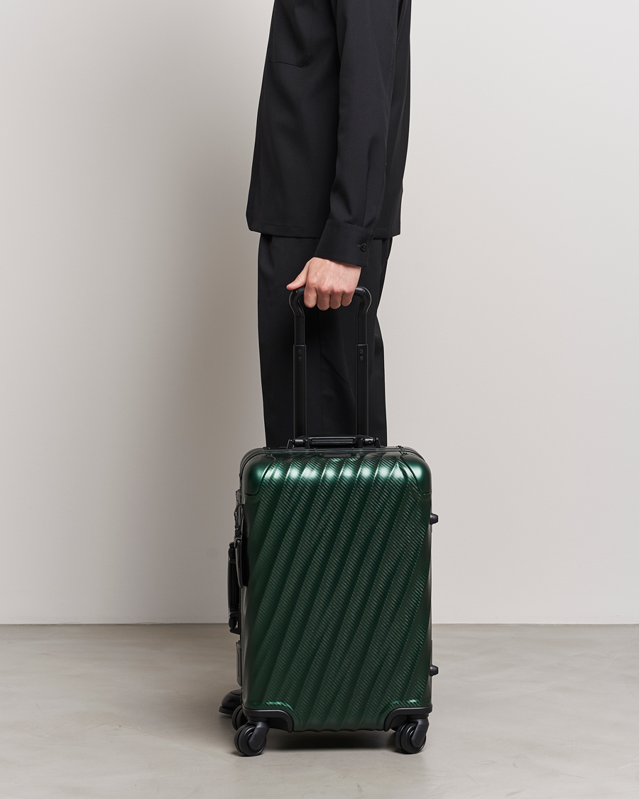 Heren | TUMI | TUMI | International Carry-on Aluminum Trolley Texture Green