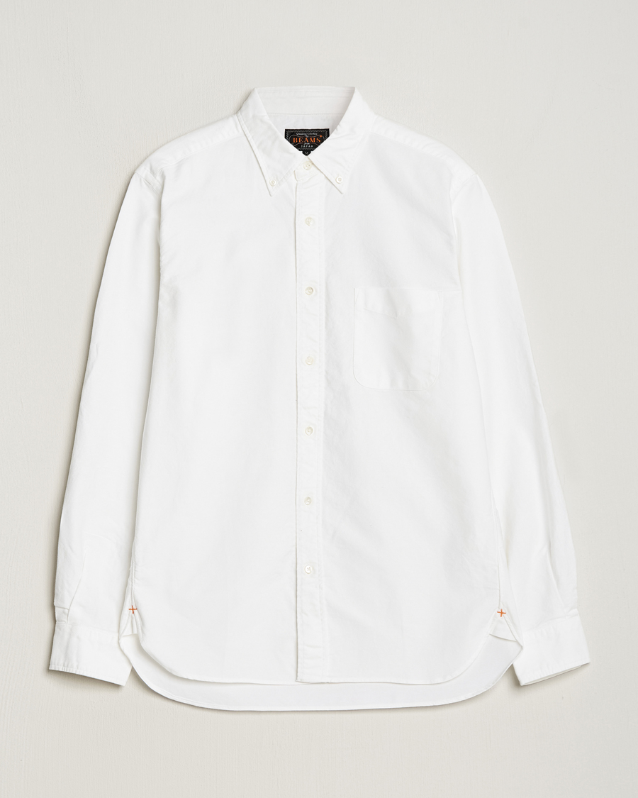 Heren | BEAMS PLUS | BEAMS PLUS | Oxford Button Down Shirt White