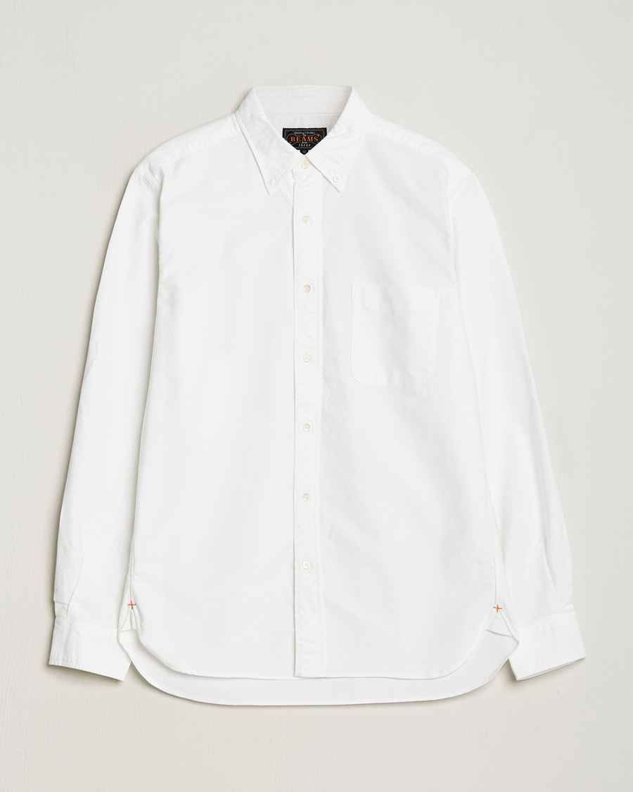 Heren | Overhemden | BEAMS PLUS | Oxford Button Down Shirt White