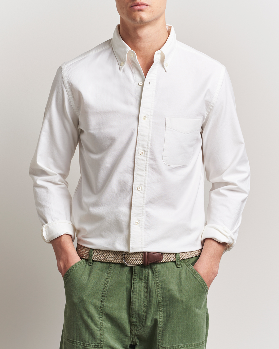 Heren | BEAMS PLUS | BEAMS PLUS | Oxford Button Down Shirt White