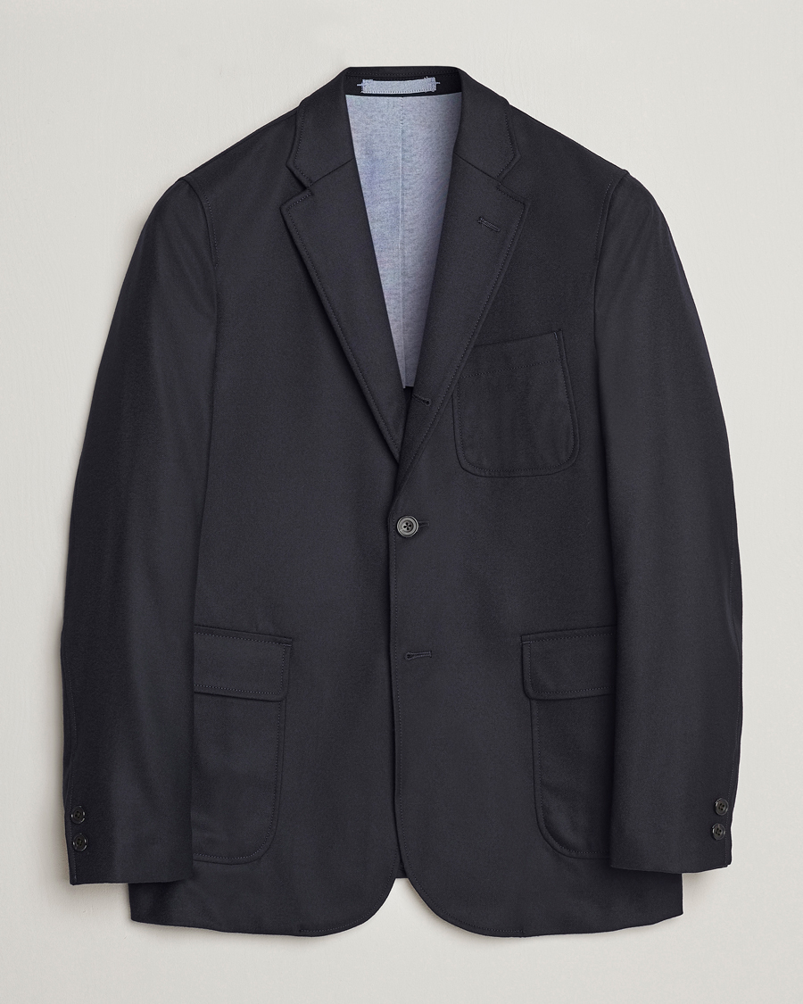 Heren | Blazers | BEAMS PLUS | Flannel Blazer Navy