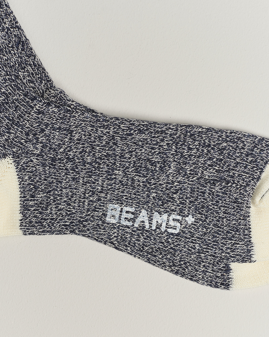 Heren | BEAMS PLUS | BEAMS PLUS | Rag Socks Grey/Navy