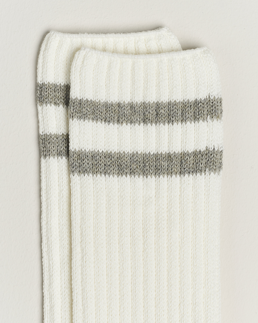 Heren |  | BEAMS PLUS | Schoolboy Socks White/Grey