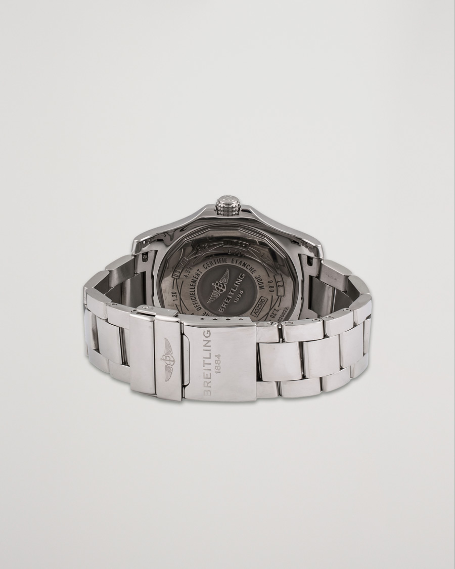 Heren | Breitling Pre-Owned Avenger II GMT A3239011 Steel Black | Breitling Pre-Owned | Avenger II GMT A3239011 Steel Black