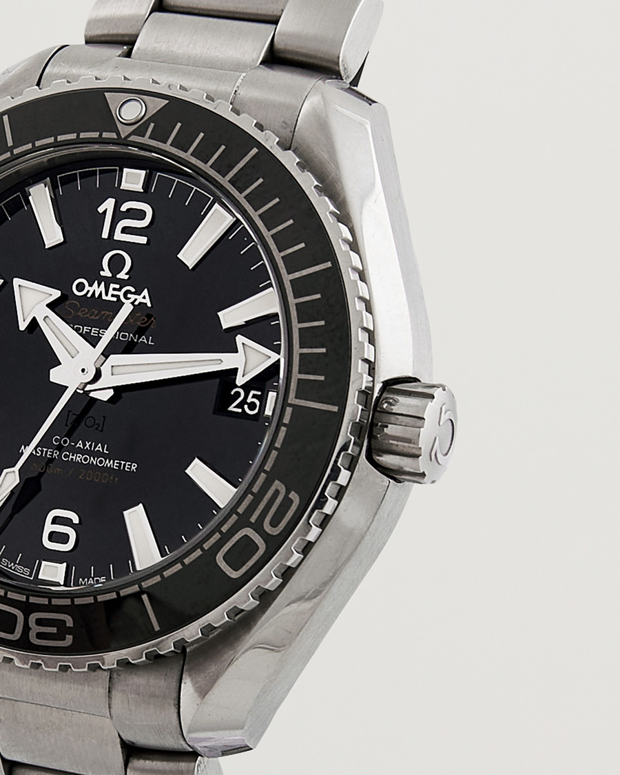 Heren | Omega Pre-Owned Seamaster Planet Ocean 21530402001001 Steel Black | Omega Pre-Owned | Seamaster Planet Ocean 21530402001001 Steel Black