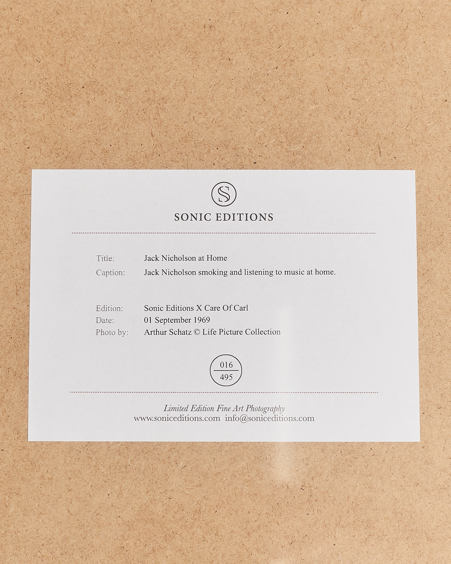 Heren | Posters | Sonic Editions | Framed Jack Nicholson At Home