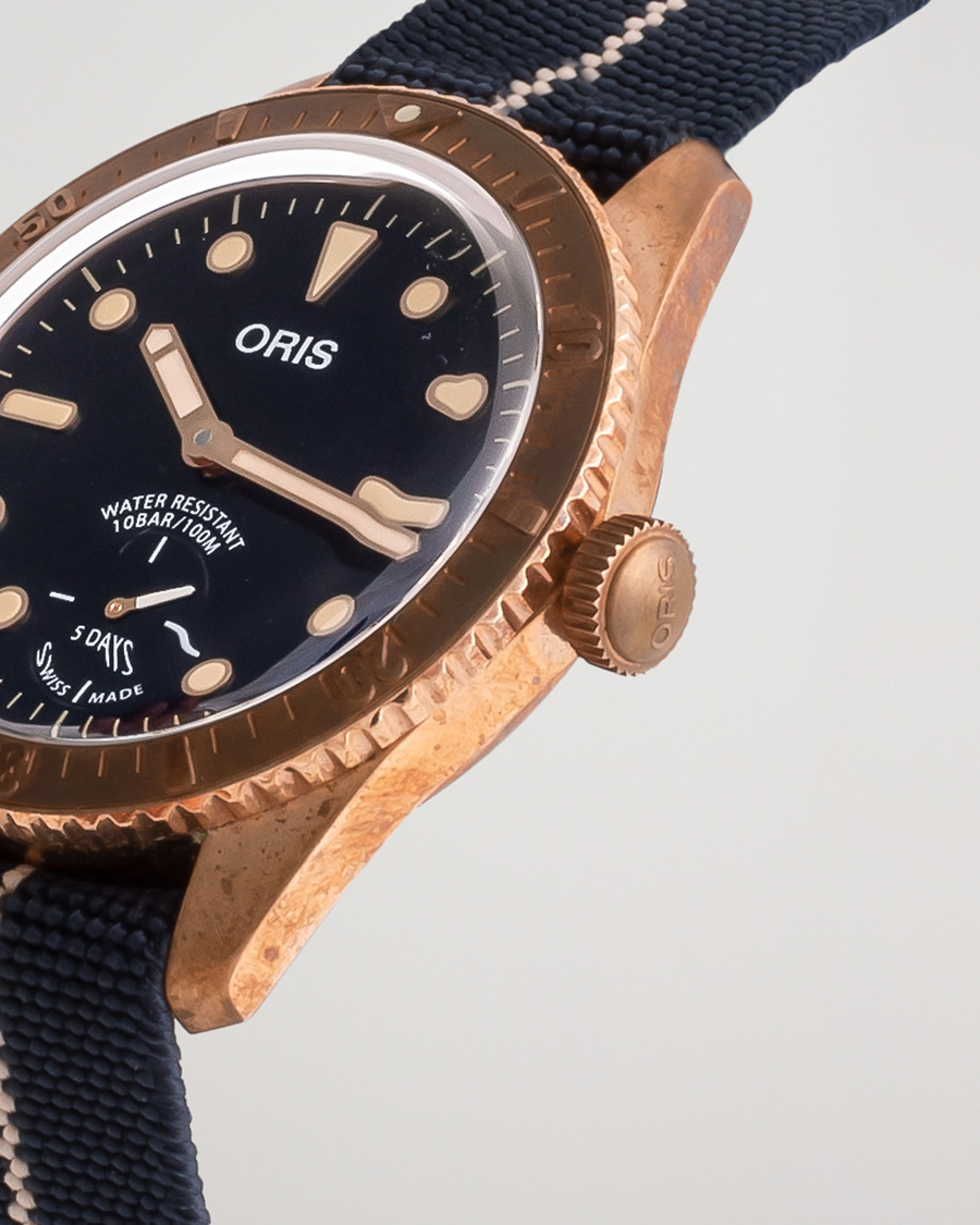 Heren | Oris Pre-Owned Carl Brashear Calibre 401 Limited Edition Steel Blue | Oris Pre-Owned | Carl Brashear Calibre 401 Limited Edition Steel Blue