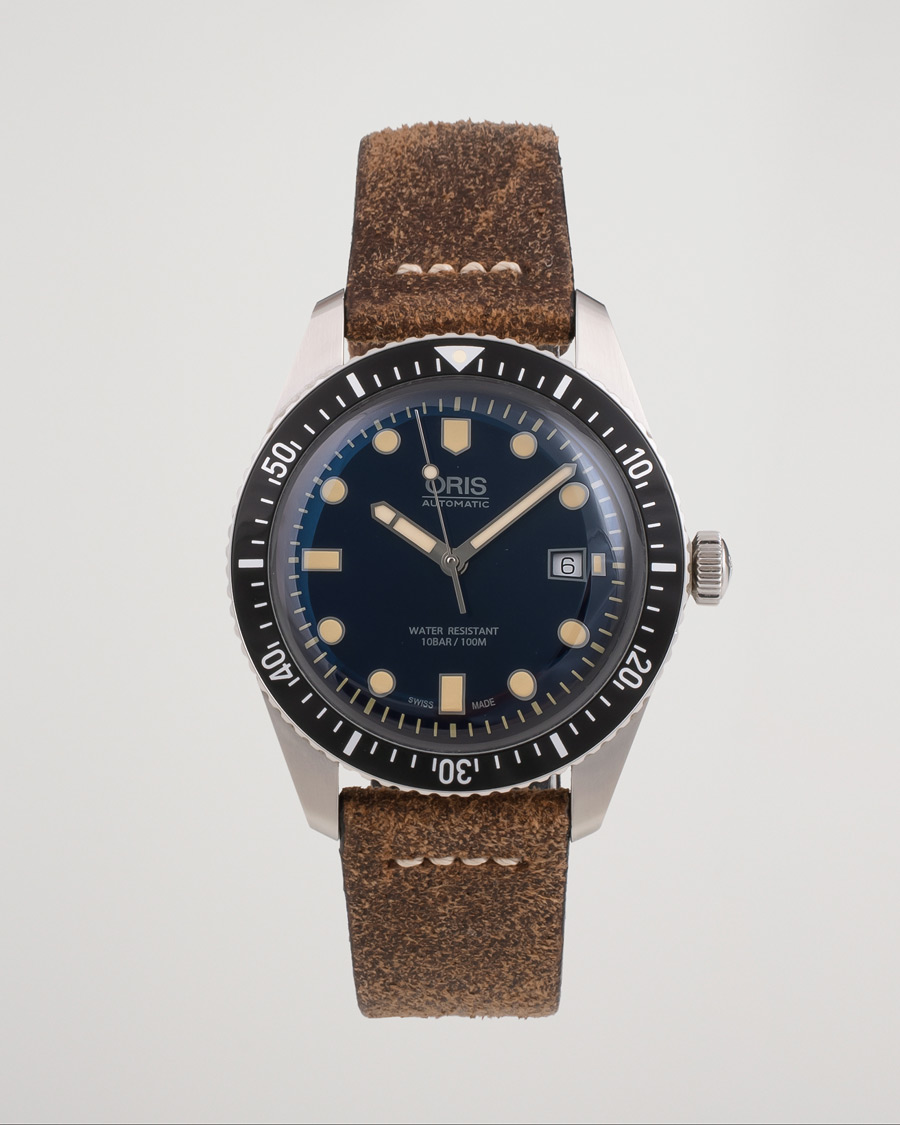 Heren | Oris Pre-Owned Divers Sixty-Five Steel Blue | Oris Pre-Owned | Divers Sixty-Five Steel Blue