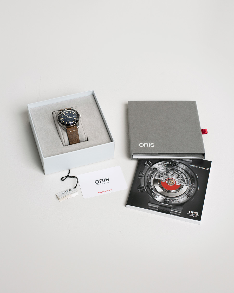 Heren | Oris Pre-Owned Divers Sixty-Five Steel Blue | Oris Pre-Owned | Divers Sixty-Five Steel Blue